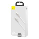 Baseus Cafule Series Metal Data Cable Type-C to Lightning iPhone PD 20W 2m - White - Image 2