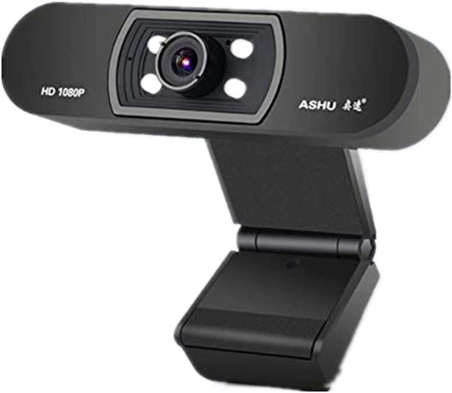51LyI2aEJIL._AC_SL1000_ Haysenser Full HD Video Webcam 1080P HD Camera USB Webcam Focus Night Vision Computer Web Camera with Built-in Microphone - Image 1