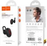 Hoco E28 Cool Road Wireless Headset with Mic - Black and Red - Image 4