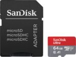 SanDisk 64GB Ultra microSDHC UHS-I Memory Card with Adapter - 120MB/s, C10, U1, Full HD, A1, Micro SD Card - SDSQUA4-064G-GN6MA - Image 2