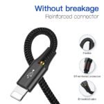 ⁦Baseus Fast 4-In-1 Type-C, Micro Usb 3.5A 1.2M Cable For Iphone(2)+ Smartphone⁩ - الصورة ⁦2⁩