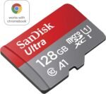 ⁦SanDisk 128GB Ultra MicroSDXC UHS-I Memory Card with Adapter - 100MB/s, C10, U1, Full HD, A1, Micro SD Card - SDSQUAR-128G-GN6MA⁩ - الصورة ⁦4⁩