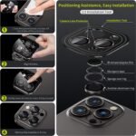 ⁦iPhone 14 Pro/iPhone 14 Pro Max Camera Lens Protector⁩ - الصورة ⁦2⁩