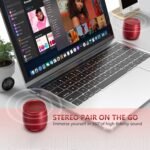 ⁦Small Bluetooth Speaker, Mini Portable Wireless Speaker Built in Mic⁩ - الصورة ⁦2⁩