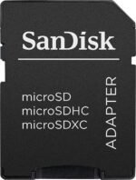 ⁦SanDisk 256GB Ultra microSDXC UHS-I Memory Card with Adapter - 100MB/s, C10, U1, Full HD, A1, Micro SD Card - SDSQUAR-256G-GN6MA⁩ - الصورة ⁦3⁩