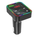 F2 car mp3 player bluetooth fm transmitter 5.0 mobile phone charging 12V/24V - Image 4