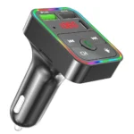 F2 car mp3 player bluetooth fm transmitter 5.0 mobile phone charging 12V/24V - Image 2