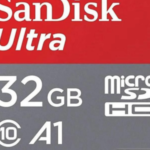 SanDisk 32GB Ultra MicroSDHC UHS-I Memory Card with Adapter - 98MB/s, C10, U1, Full HD, A1, Micro SD Card - SDSQUAR-032G-GN6MA