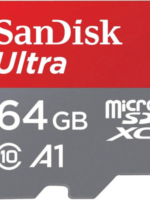 SanDisk 64GB Ultra microSDHC UHS-I Memory Card with Adapter - 120MB/s, C10, U1, Full HD, A1, Micro SD Card - SDSQUA4-064G-GN6MA