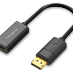 Mindpure 4K To HDTV Displayport Converter Cable 0.2M Dp To HDTV Male To Male Converter Cable For Laptop Computer Display Port To HDTV Cable 1080P
