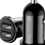 Baseus Grain Pro Car Charger (Dual USB 4.8A ) Black