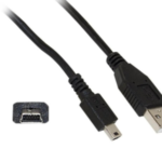 USB 2.0 A Male to Mini B 5 Pin Male Cable 1.5m