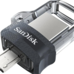 SanDisk 128GB Ultra Dual m3.0 USB 3.0 and Micro USB Flash Drive, Up to 150MB/s Read Speed