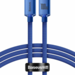 Baseus Crystal Shine fast charging data cable Type-C to Type-C 100W 1.2mt blue