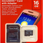 Sandisk 16GB MicroSDHC Memory Card
