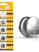 Tianqiu CR1616 3V Lithium Coin Cell Batteries (5 Batteries)