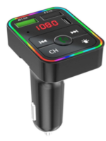 F2 car mp3 player bluetooth fm transmitter 5.0 mobile phone charging 12V/24V