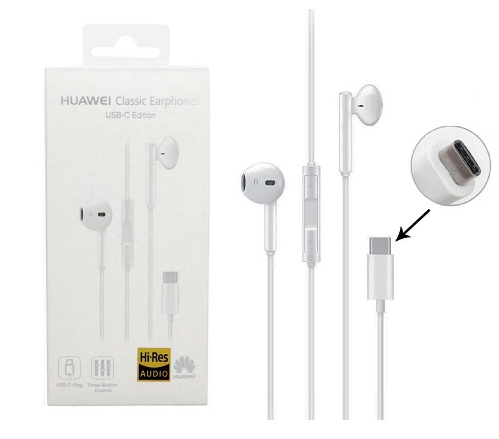 dceeaf5a879d15c2777b3d69a196e996 Huawei USB Type-C Earphones - الصورة 1