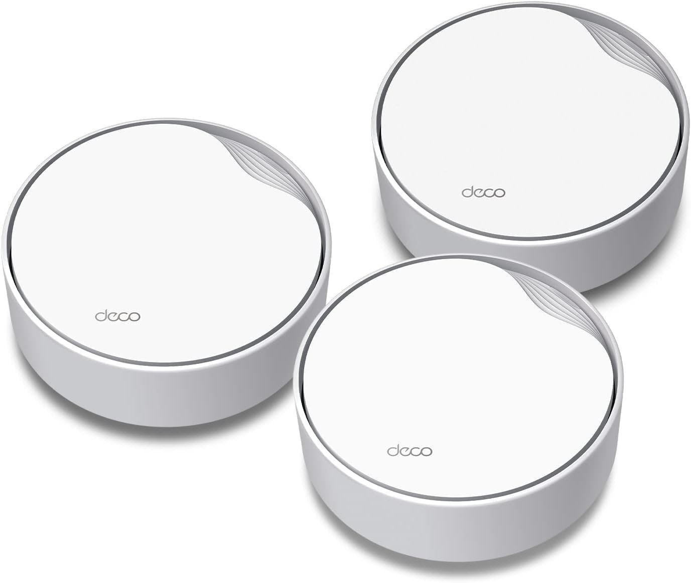 510GjQqRjxL._AC_SL1500_.jpg Deco X50-PoE AX3000 Whole Home Mesh WIFI 6 System with PoE - الصورة 1