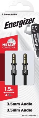 Audio Jack/Jack Adapter – Universal Stereo Cable for Audio Equipment – Black C130JIBK - الصورة 5
