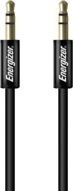 Audio Jack/Jack Adapter – Universal Stereo Cable for Audio Equipment – Black C130JIBK