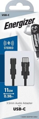 ⁦C112CABK – Audio Jack to USB-C Adapter – Audio Cable for Smartphones and Tablets – Black⁩ - الصورة ⁦5⁩