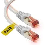 Bitcorez CAT 8 Patch Cord 20m White BC8SFTP20WH - Image 2
