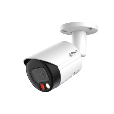 DH-IPC-HDBW2449E-S-IL.png Dahua DH-IPC-HDBW2449E-S-IL - 4MP Smart Dual Light Fixed-focal Dome WizSense Network Camera,IP67,IK10,Warm light 30m,IR 30m,2.8mm,Perimeter Protection,SMD Plus,Metal - Image 1