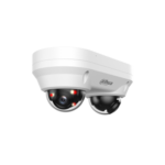 Dahua DH-IPC-HDBW2449F-AS-E2-IL - 2 × 4 MP Smart Dual Light Fixed-focal Dual-Directional Dome WizSense Network Camera,IP67,IK10,IR 25m,warm light 20m,2.8 mm,built in mic,Perimeter Protection,SMD Plus,Metal