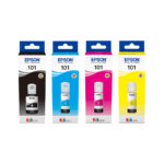 Epson 101 Ecotank Ink Bottles – Black, Cyan, Magenta, Yellow