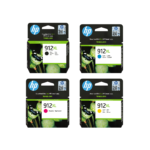 HP 912XL High Yield Original Ink Cartridge – Black, Cyan, Magenta, Yellow