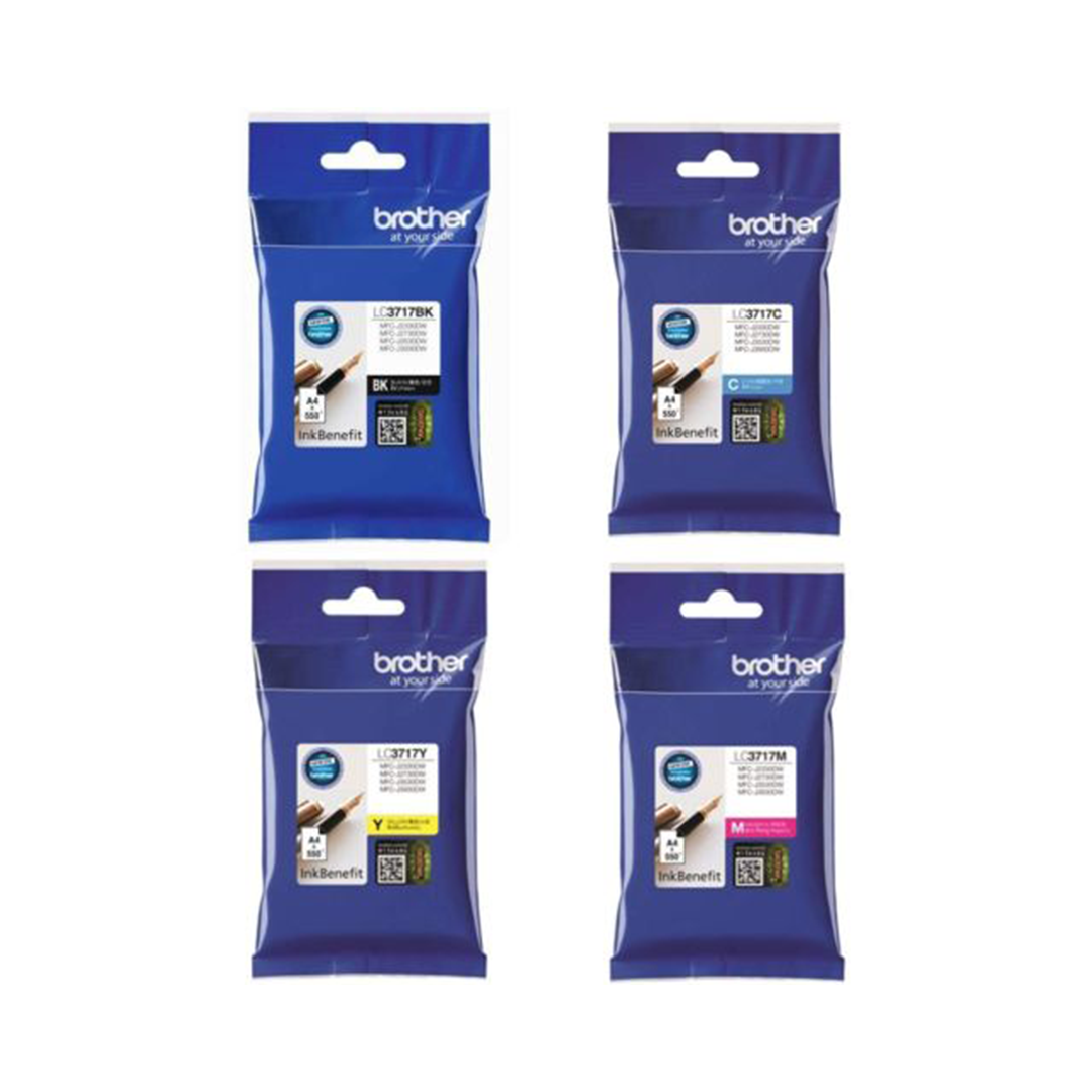 LC3717 Brother LC3717 Standard Cartridges – Black, Cyan, Magenta, Yellow - Image 1