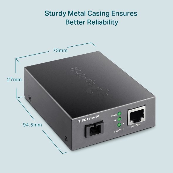 ⁦TL-FC111A-20 10/100 Mbps WDM Media Converter⁩ - الصورة ⁦2⁩