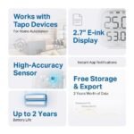 ⁦Tapo T315 Smart Temperature & Humidity Monitor⁩ - الصورة ⁦2⁩