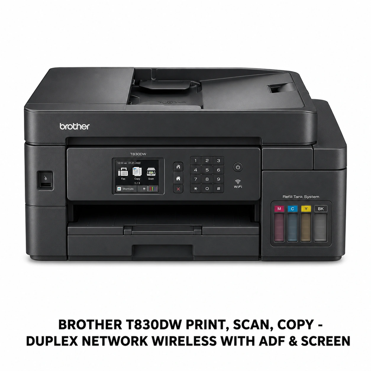 BROTHER T830DW Brother DCP-T830DW All-in-One Wireless Ink Tank Printer - Image 1
